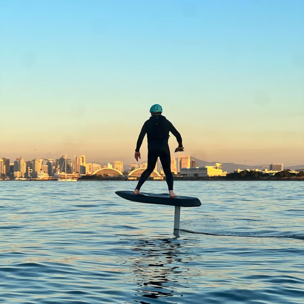 efoil lessons in seattle on lake washington
